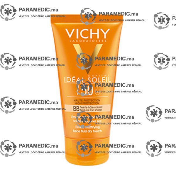 Vichy Ideal Soleil Adultes anti-brillance toucher sec IP50+ (50 ml) | Paramedic.ma